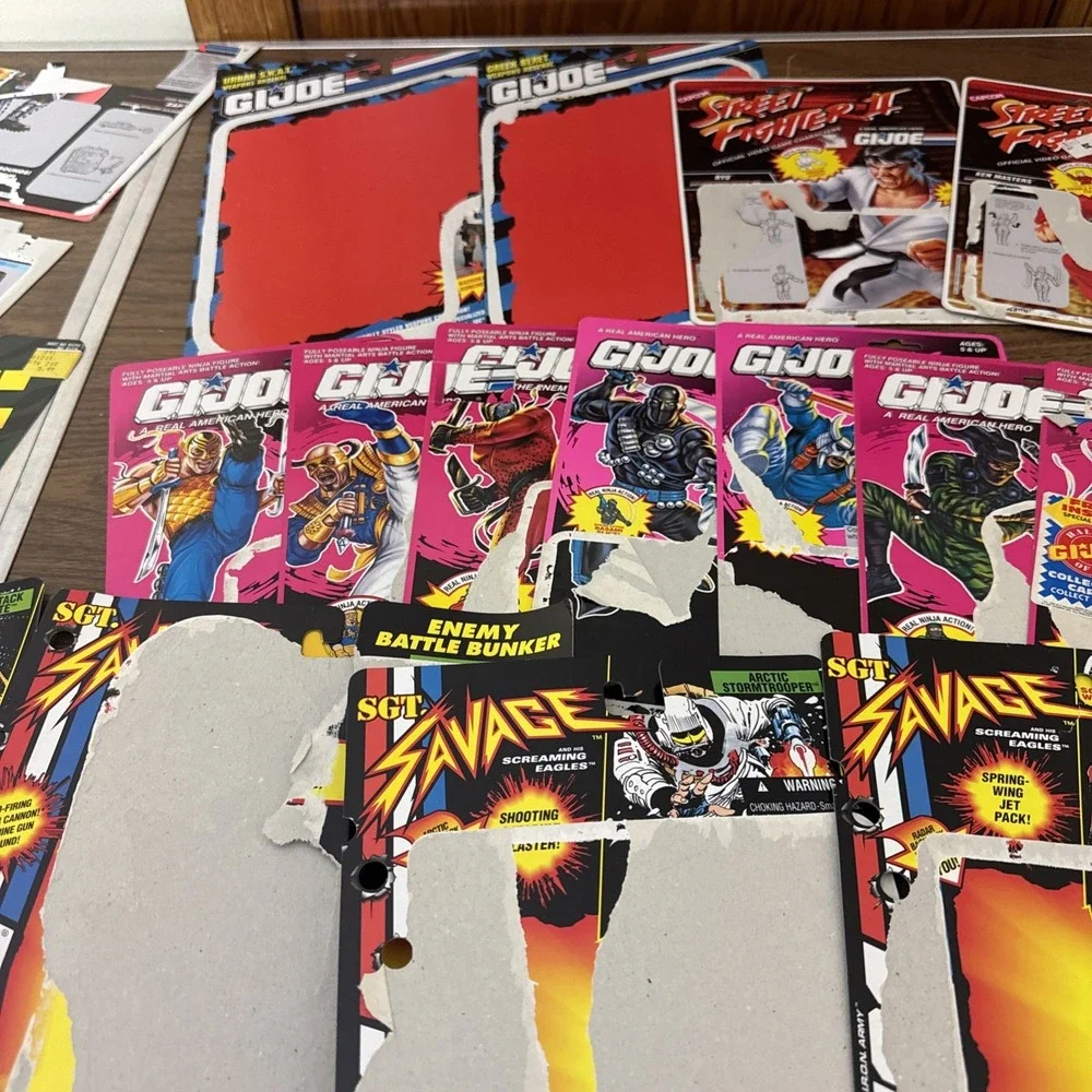 Vintage‎ G.I. Joe Full UNCUT And CUT File Cards  Lot  x36 - Picture 9 of 16